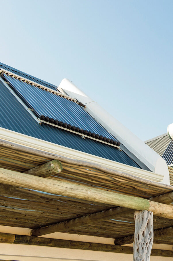 Solar system on a roof